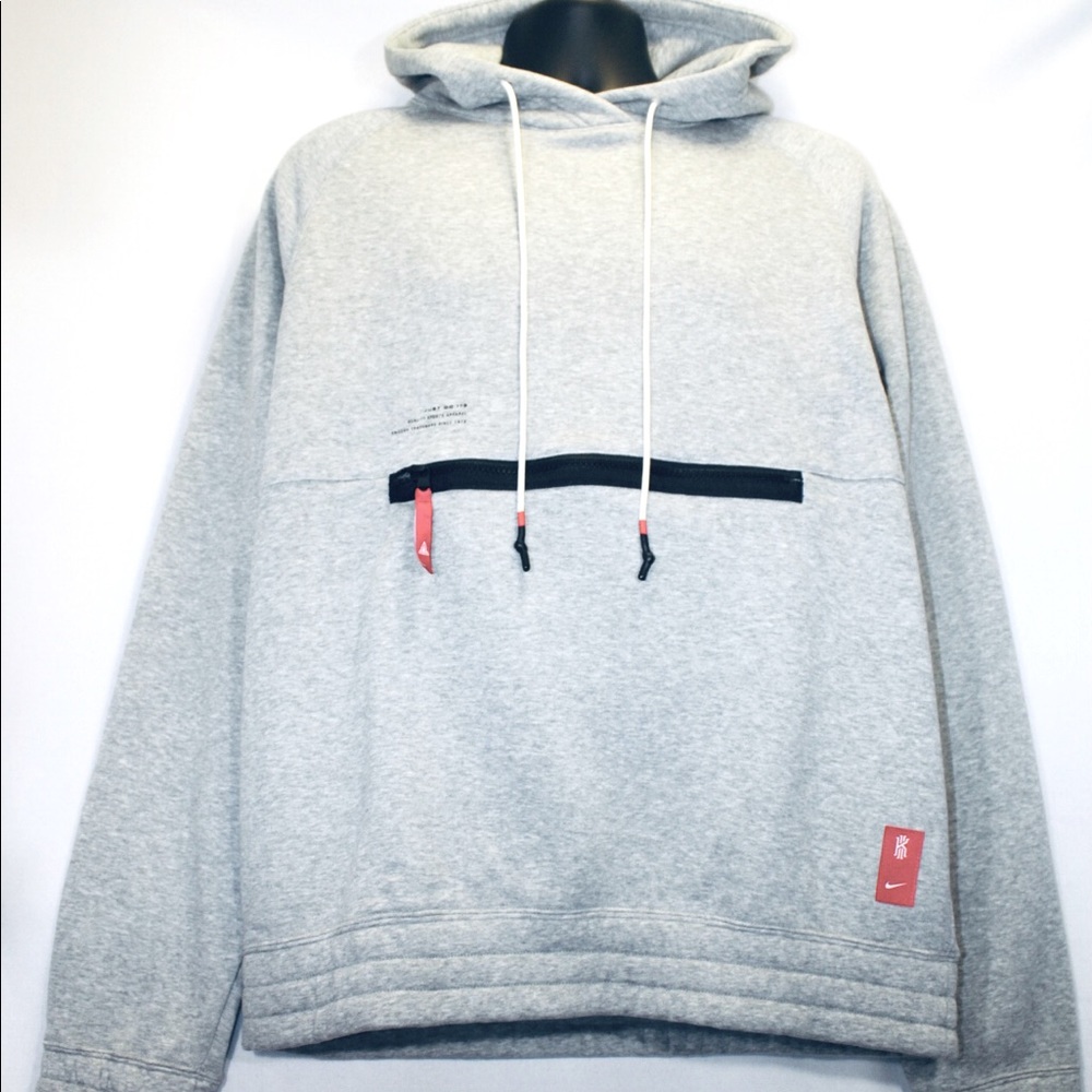 NWT Nike Kyrie Irving Gray Pullover Hoodie